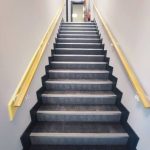 office stairs cleaning cork