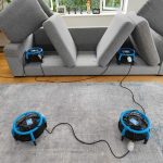 upholstery cleaning drying
